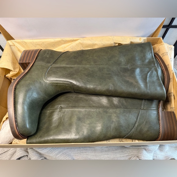 Frye & Co. BRAND NEW IN BOX Miranda Western Boot Evergreen 7.5 - Picture 2 of 8